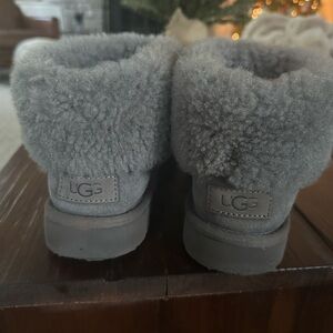 UGG Gray Shearling Boots